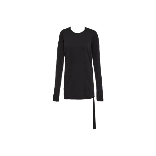 RICK OWENS Черные Женские Т-рубашки