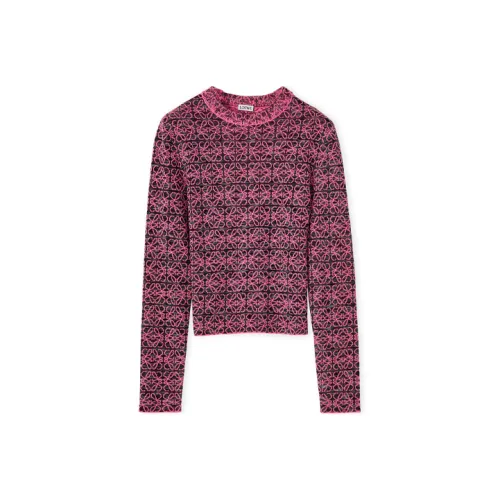 LOEWE SS22 Свитер Женский Розовый