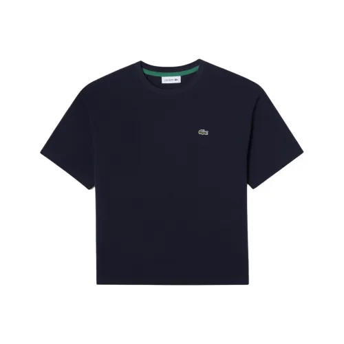 LACOSTE Морской синий Женские футболки