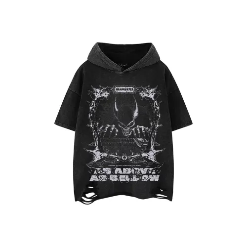 YEARNED Черная Унисекс Футболка