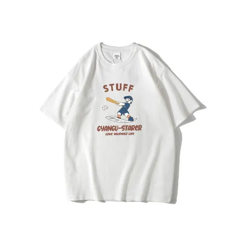 TEME Рукав с оборванным плечом T-рубашка Унисекс