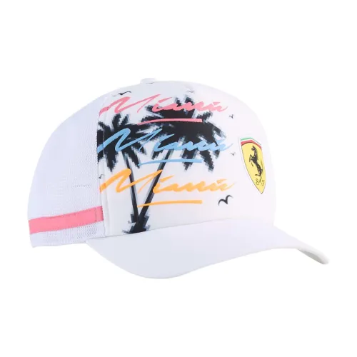 PUMA Полиэстер Кепки Унисекс Белый