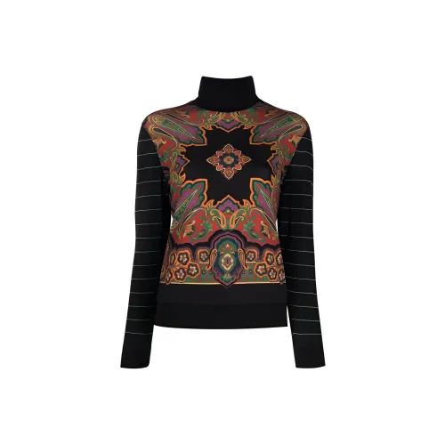 ETRO Черные Женские Свитеры