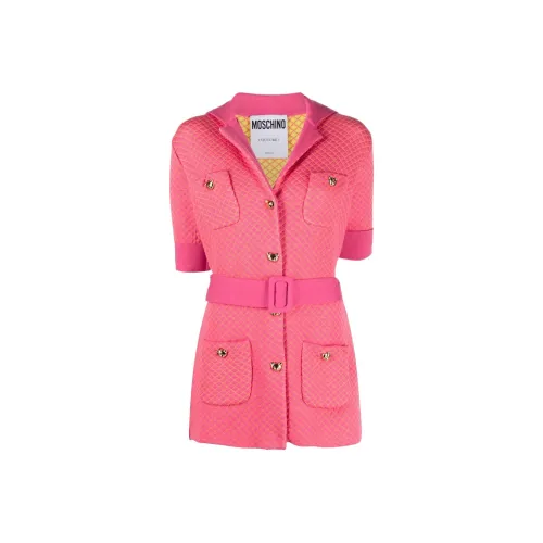 MOSCHINO Розово-красные Женские Свитеры