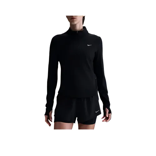 nike Dri Fit UVSwoosh Стандартная T-рубашка Женская Черная