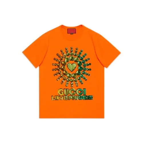 GUCCI Love Parade Апельсиновые Женские Футболки