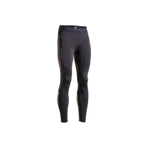 DECATHLON Черный/Антрацитовый/Флуоресцентный Желтый Мужские спортивные брюки