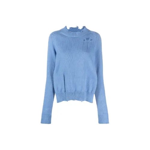 Maison Margiela SS21 Slim Fit Sweater Women's Blue Maison Margiela SS21 Облегающий крой Свитер Женский Синий