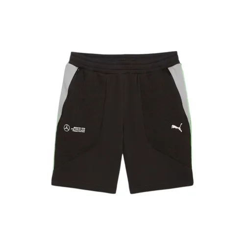 PUMA Mercedes AMG Petronas F1® Sweat Shorts Спортивные шорты Мужские Черные
