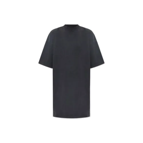 Balenciaga T-Shirt Женская Черная Серая Стандартная