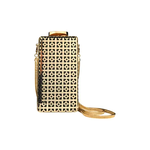 COIN QIAN Металл Клатч Сумка через плечо Маленькая женская золотая