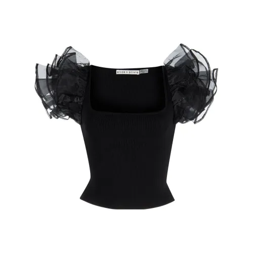 ALICE+OLIVIA T-рубашка Женская Черная