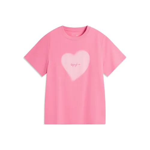 LINING Sports Life Collection T-Shirt Женская Dawn Pink