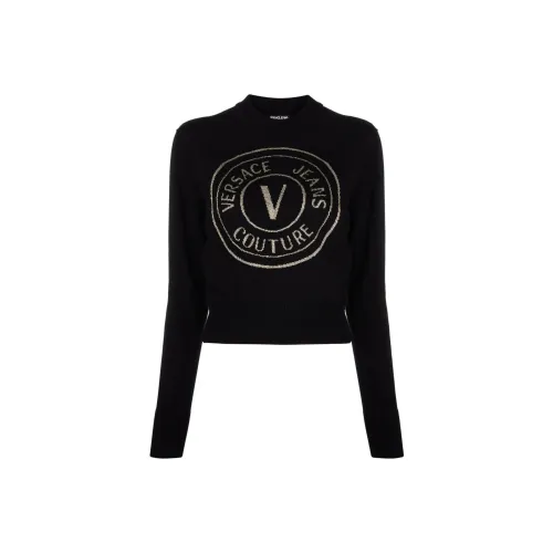 VERSACE JEANS COUTURE SS22 Свитер Женский Черный