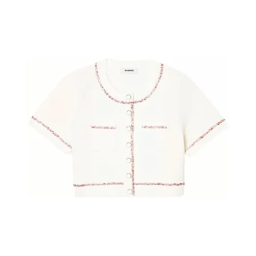 SANDRO Year of the Dragon capsule series Белые Женские Рубашки T