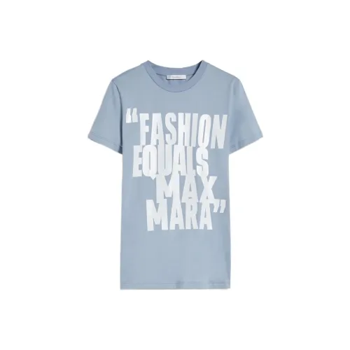 MaxMara Небесно-голубые Женские Рубашки T