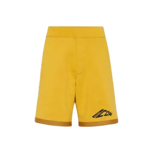 DSQUARED 2 Желтый Мужские спортивные шорты