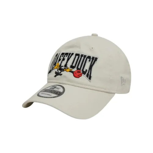 New Era Хлопковые кепки унисекс белые