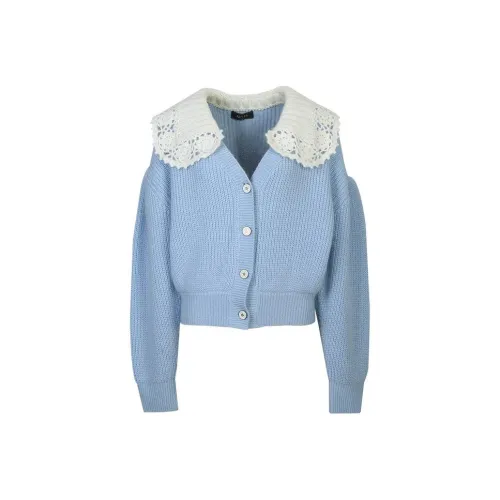 AIVEI Свитер Женский Розовый Синий