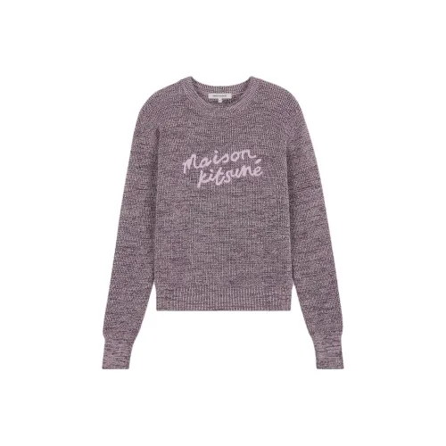 Maison Kitsune Свитер Женский Фиолетовый