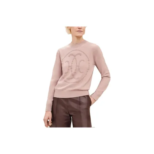 HERMES SS23 Свитер Женский Перламутрово-Розовый