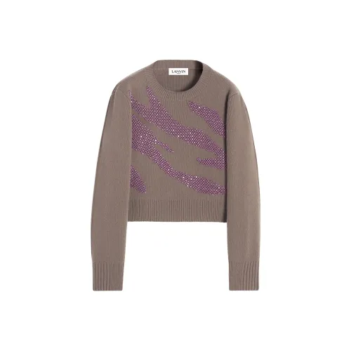 Lanvin SS24 Свитер Женский Умбра