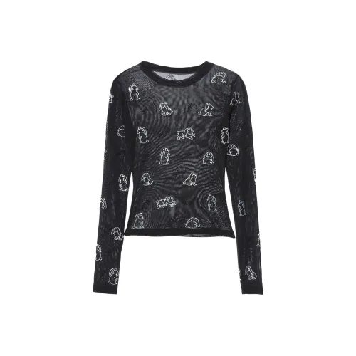 TCH Черные Женские Рубашки T