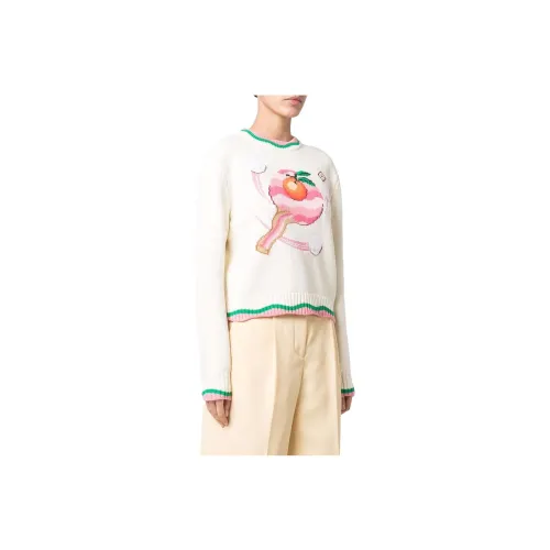 CASABLANCA Белый Женские Свитеры