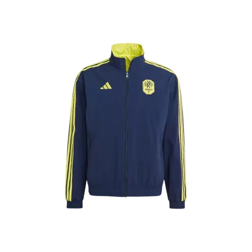 Adidas Nashville SC Anthem Куртка Футбол Джерси Мужская Темно-синяя