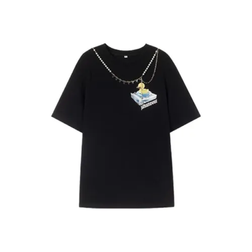 ITIB whatever Черные Женские Футболки