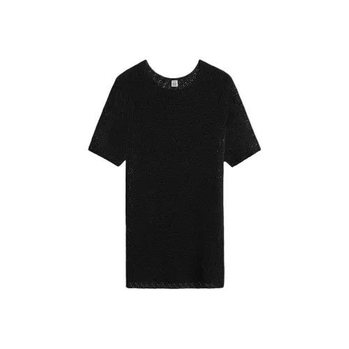 TOTEME SS24 T Рубашка Женская Черная