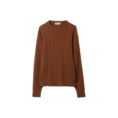 MIU MIU Коричневый Женские Свитеры