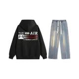 Set (Black Top + Vintage Blue Jeans)  
Комплект (Черный топ + Винтажные синие джинсы)