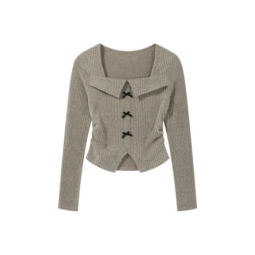 TUSHIFEI Овсяный Женские T-рубашки