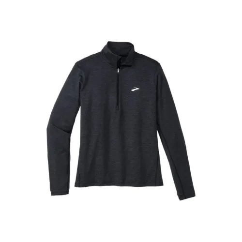 Brooks Обычная T-рубашка Женская Черная