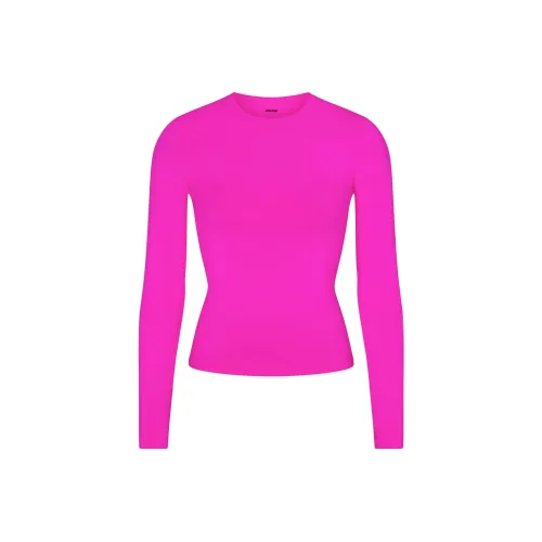 SKIMS T-рубашка Женская Фуксия Фуксия