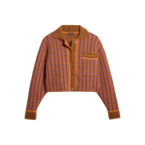 Jacquemus CROP TOP Женский Оранжевый