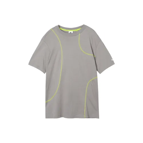 Nike SS22 Рукав с оборванным плечом T-рубашка Женская Асфальт Серый