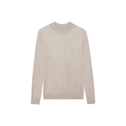 FENDI FW22 Свитер Женский Бежевый