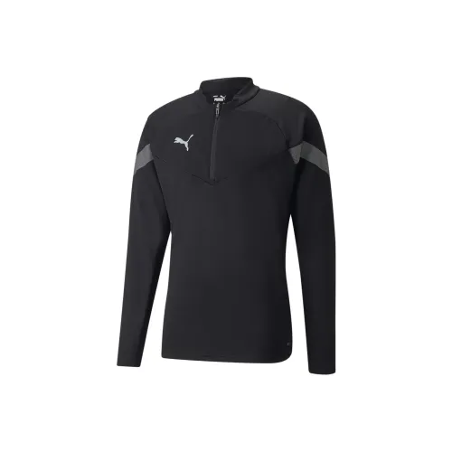 PUMA TEAMFINAL Верх DE Foot TEAMFINAL Тренировки Quarter Zip Homme Футбол Джерси Мужской Черный