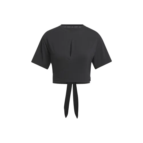 Adidas Черные Женские Короткие Топы