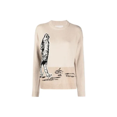 EMPORIO ARMANI Экрю Женские Свитеры