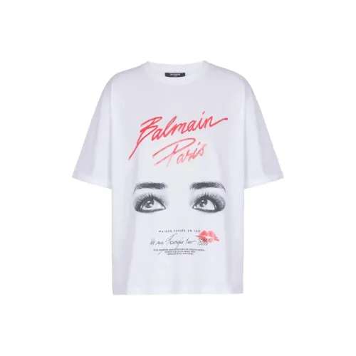 BALMAIN Белые Женские Футболки