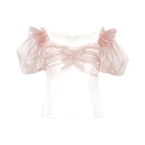 CHICCO MAO Буф-рукав Т-рубашка Женская