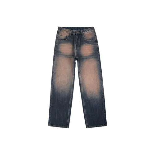 UKTK Красный Грязь Мужские Джинсы