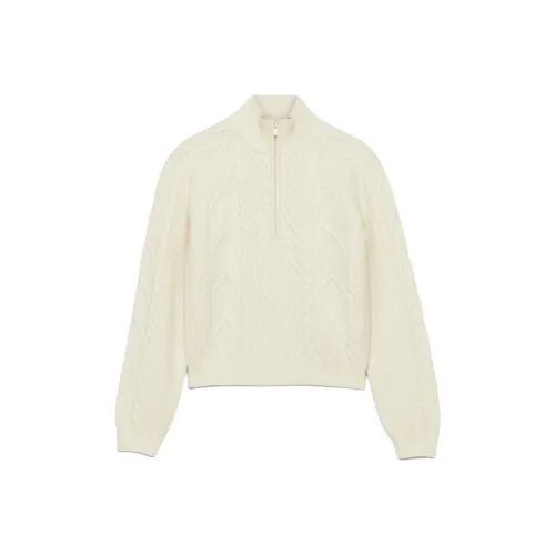 ARITZIA Sunday Best Boreal 1 4 Zip Свитер Женский Whisper White Whisper White