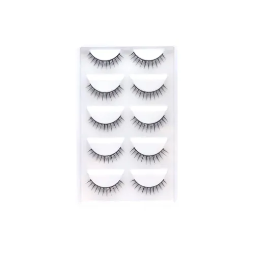 KEWANHONG Фея Накладные ресницы Естественный Увеличивающий Стиль Крест Стиль 5 пар