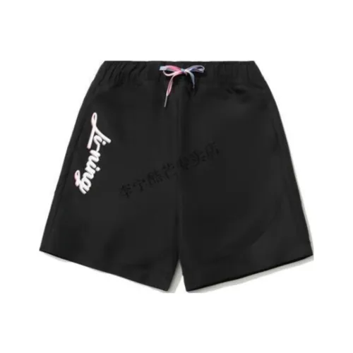 Шорты для спорта с подкладкой мужские черные