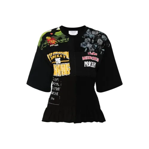 Marine Serre T-Shirt Женская Черная