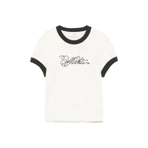 Off Белый T-рубашка Женская Светлый Бежевый